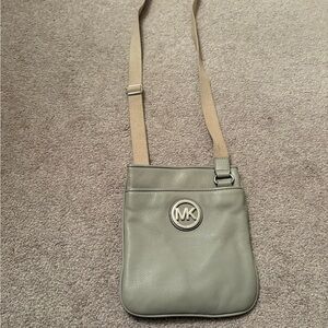 Michael Kors Gray Crossbody Bag